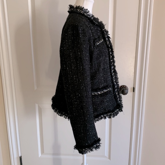 *HOST PICK* Boston proper jacket sparkles with chain detail - Picture 5 of 16